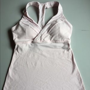 Lululemon pale pink tank top